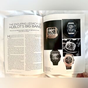2025 WATCH COLLECTORS MAGAZINE - HUBLOT BIG BANG, BULGARI OCTO FINISSIMO